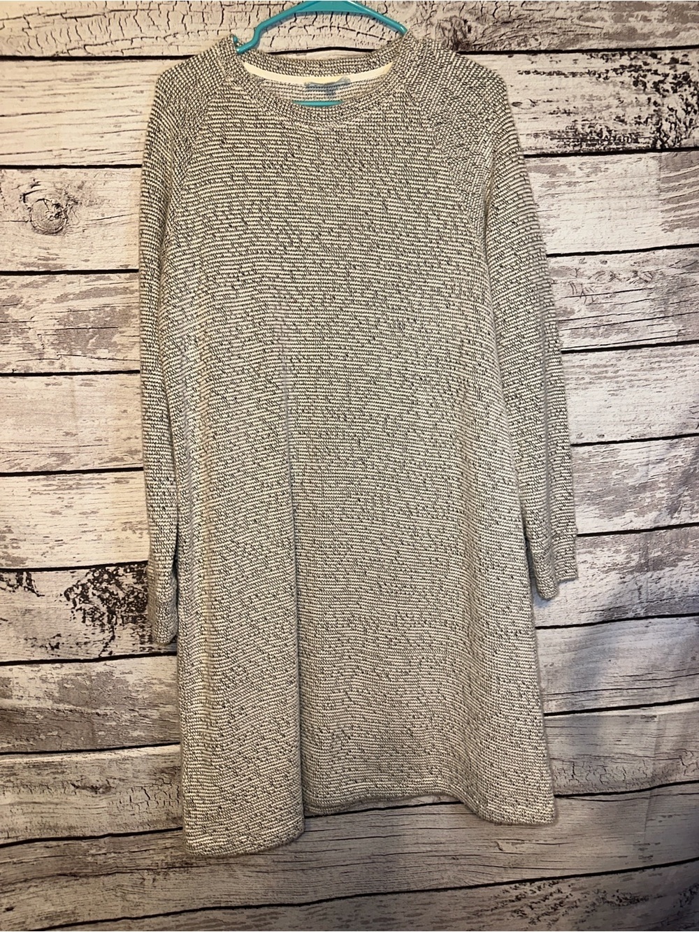Lou & Grey for LOFT Marled Knit Sweater Dress Large